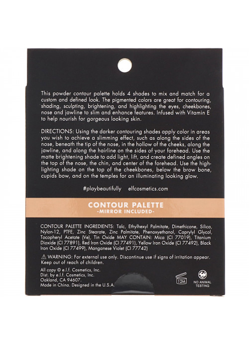 E.L.F., Contour Palette, 4 Shades, 0.56 oz (16 g)