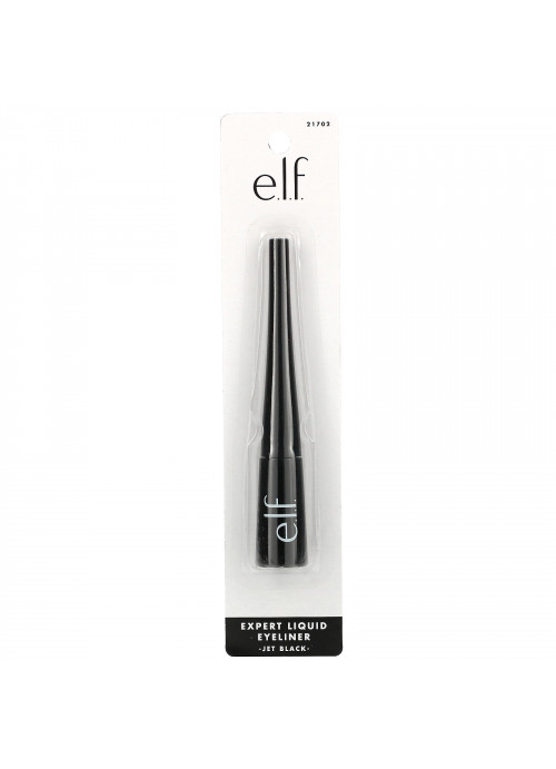 E.L.F., Expert Liquid Eyeliner, Jet Black, 0.14 fl oz (4.2 ml)