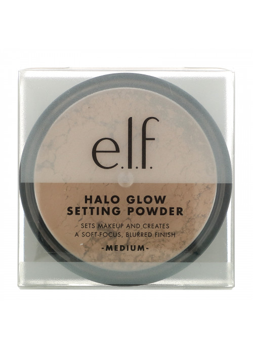 E.L.F., Halo Glow Setting Powder, Medium, 0.24 oz (6.8 g)