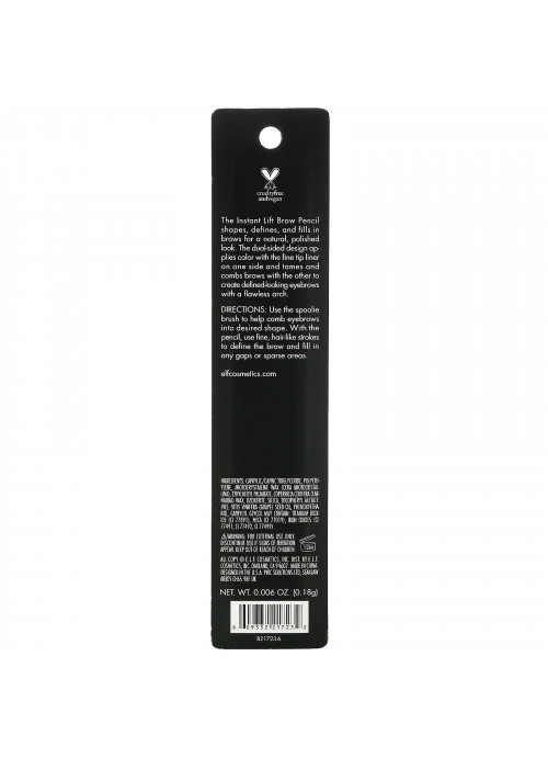E.L.F., Instant Lift Brow Pencil, Deep Brown, 0.006 oz (0.18 g)