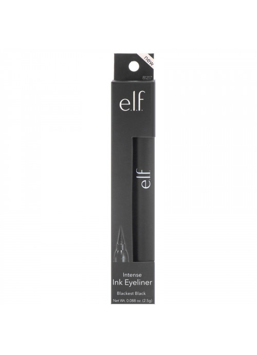 E.L.F., Intense Ink Eyeliner. Blackest Black, 0.088 oz (2.5 g)