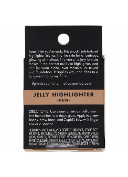 E.L.F., Jelly Highlighter, Dew, 0.44 fl oz (13 ml)