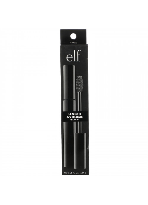 E.L.F., Length & Volume Mascara, Black, 0.25 fl oz (7.5 ml)