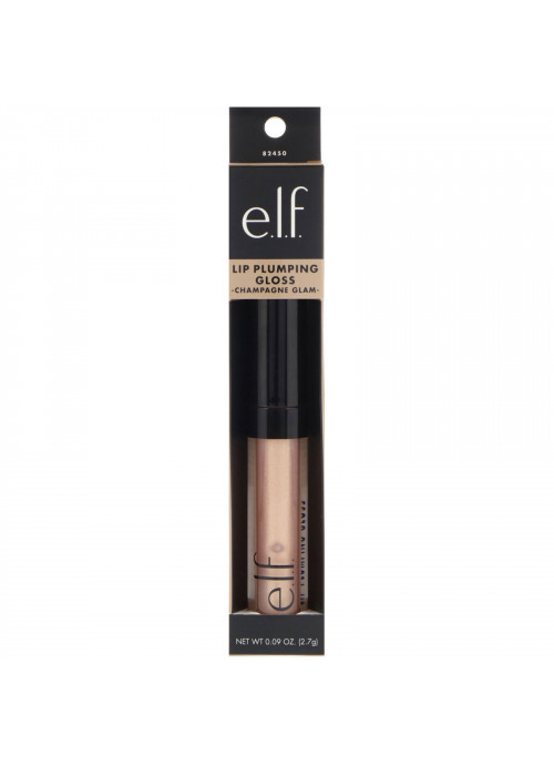 E.L.F., Lip Plumping Gloss, Champagne Glam, 0.09 oz (2.7 g)
