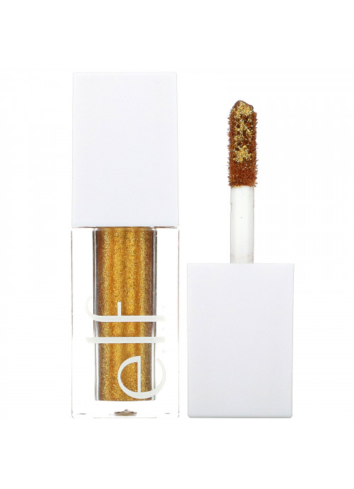 E.L.F., Liquid Glitter Eyeshadow, 24K Gold, 0.1 fl oz (3 ml)