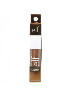 E.L.F., Liquid Glitter Eyeshadow, Copper Pop, 0.1 fl oz (3 ml)