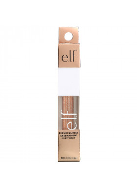 E.L.F., Liquid Glitter Eyeshadow, Flirty Birdy, 0.1 fl oz (3 ml)