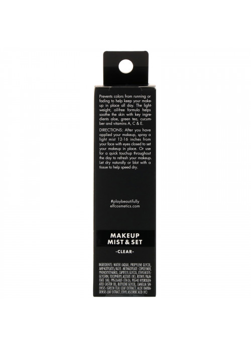 E.L.F., Makeup Mist & Set, Clear, 2.02 fl oz (60 ml)