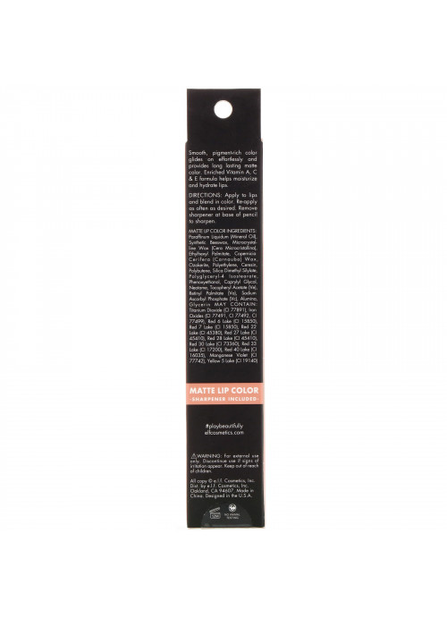 E.L.F., Matte Lip Color, Nearly Nude, 0.05 oz (1.4 g)