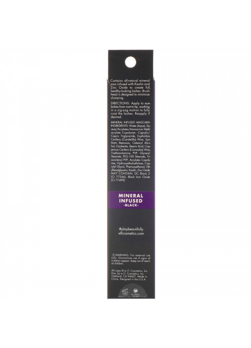 E.L.F., Mineral Infused Mascara, Black, 0.25 fl oz (7.5 ml)