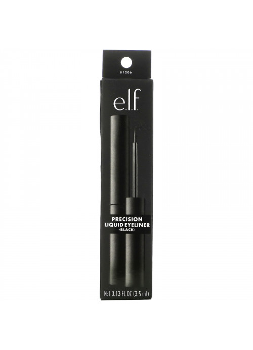 E.L.F., Precision Liquid Eyeliner, Black, 0.13 fl oz (3.5 ml)