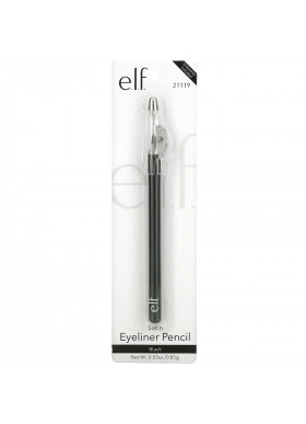 E.L.F., Satin Eyeliner Pencil, Black, 0.03 oz (0.85 g)
