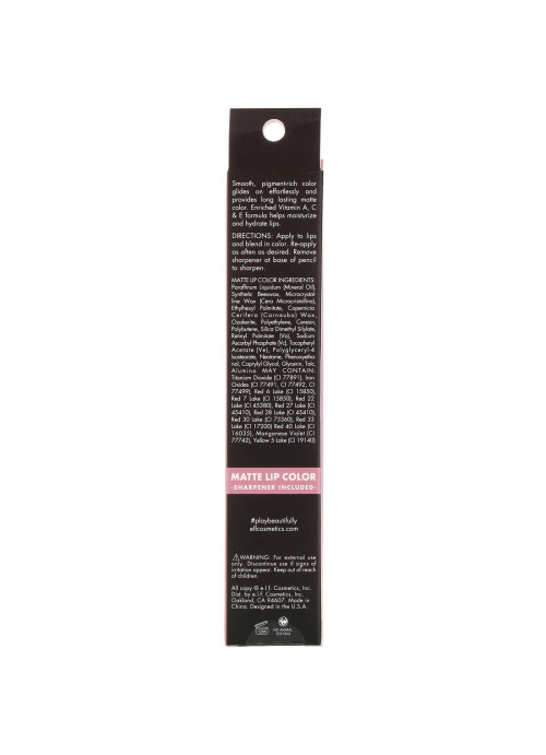 E.L.F., Studio Matte Lip Color, Tea Rose, 0.06 oz (1.8 g)