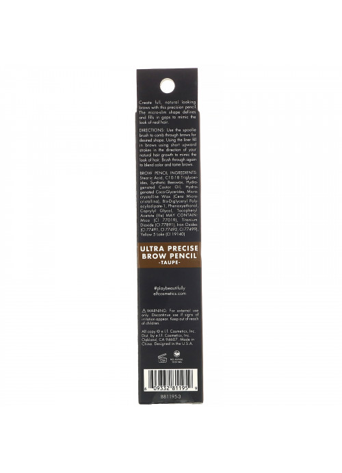 E.L.F., Ultra Precise Brow Pencil, Taupe, 0.002 oz (0.05 g)