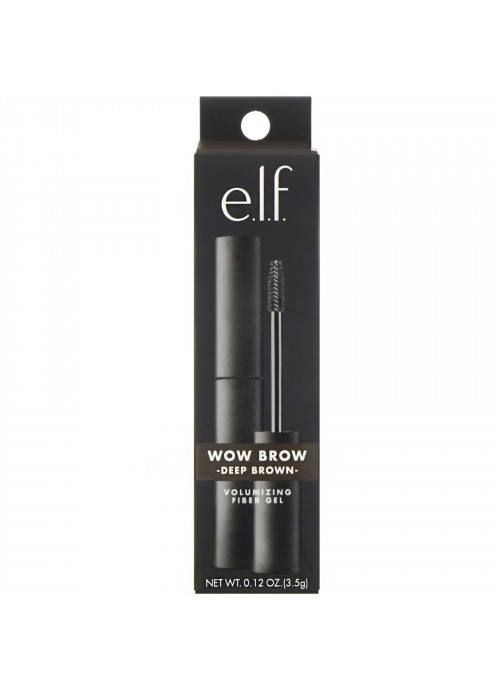 E.L.F., Wow Brow Gel, Deep Brown, 0.12 oz (3.5 g)