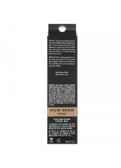 E.L.F., Wow Brow Gel, Taupe, 0.12 oz (3.5 g)