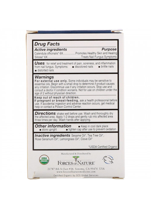 Forces of Nature, Nail Fungus Control, 0.17 oz (5 ml)