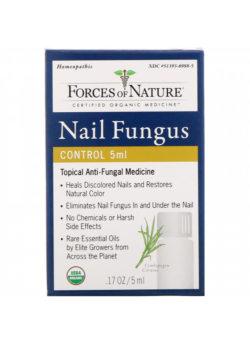 Forces of Nature, Nail Fungus Control, 0.17 oz (5 ml)
