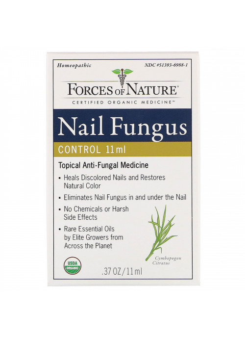 Forces of Nature, Nail Fungus Control, 0.37 oz (11 ml)