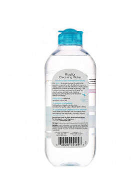 Garnier, SkinActive, Micellar Cleansing Water, All-in-1 Makeup Remover Even Waterproof Mascara, All Skin Types, 13.5 fl oz (400 ml)