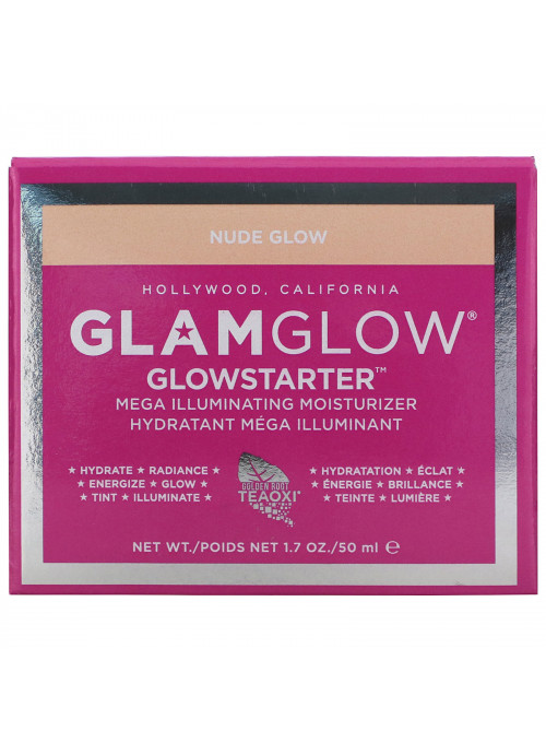 GLAMGLOW, GlowStarter, Mega Illuminating Moisturizer,  Nude Glow, 1.7 oz (50 ml)