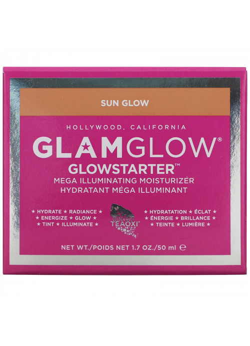 GLAMGLOW, GlowStarter, Mega Illuminating Moisturizer, Sun Glow, 1.7 oz (50 ml)