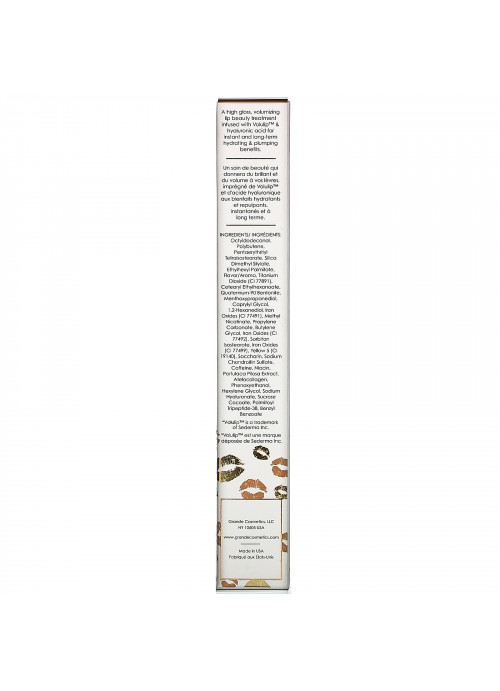 Grande Cosmetics, GrandeLips, Hydrating Lip Plumper, Barely There Gloss, 0.08 fl oz (2.4 ml)