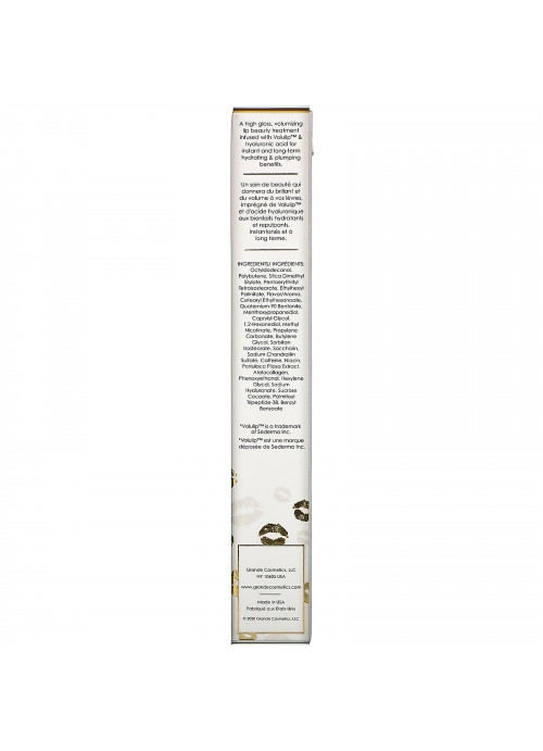 Grande Cosmetics, GrandeLips, Hydrating Lip Plumper, Clear Gloss, 0.08 fl oz (2.4 ml)