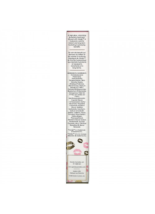 Grande Cosmetics, GrandeLips, Hydrating Lip Plumper, Pale Rose Gloss, 0.08 fl oz (2.4 ml)