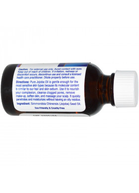 Heritage Store, 100% Pure Jojoba Oil, 1 fl oz (30 ml)