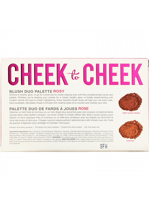 IBY Beauty, Cheek to Cheek Blush Palette, Rosy ,   0.30 oz (8.4 g)