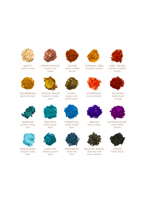 IBY Beauty, Eyeshadow Palette, Ocean Awakening, 0.7 oz (20 g)