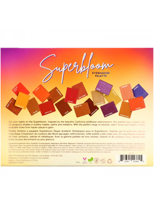 IBY Beauty, Eyeshadow Palette, Superbloom, 0.7 oz (20 g)
