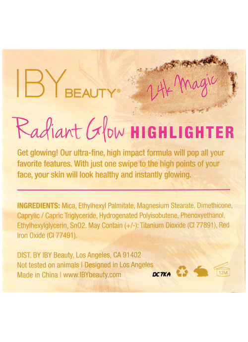 IBY Beauty, Radiant Glow Highlighter, 24K Magic, 0.17 oz (5 g)