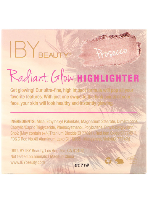 IBY Beauty, Radiant Glow Highlighter, Prosecco, 0.17 oz (5 g)