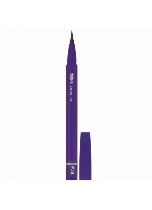 Imju, Dejavu, Lasting-Fine Felt Tip Liquid Eyeliner, Glossy Black,  0.01 oz (0.55 ml)