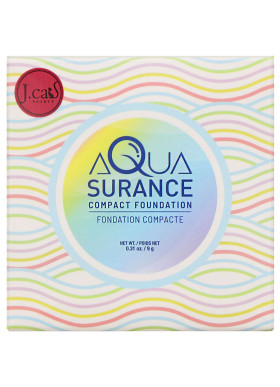 J.Cat Beauty, Aquasurance Compact Foundation, ACF103 Medium Beige, 0.31 oz (9 g)