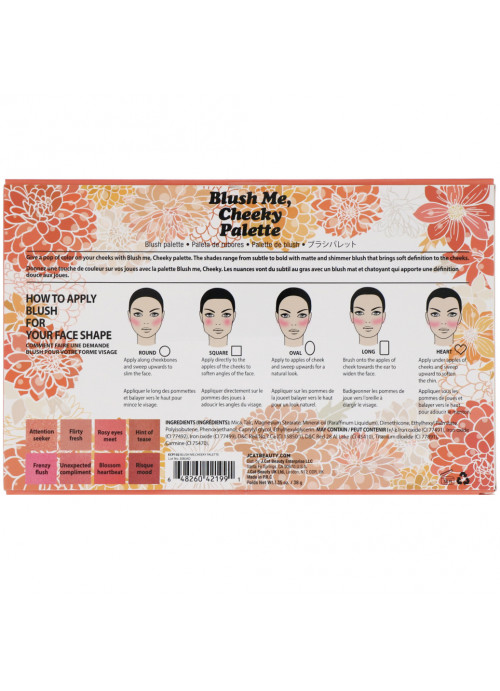 J.Cat Beauty, Blush Me, Cheeky Palette, 1.35 oz (38 g)