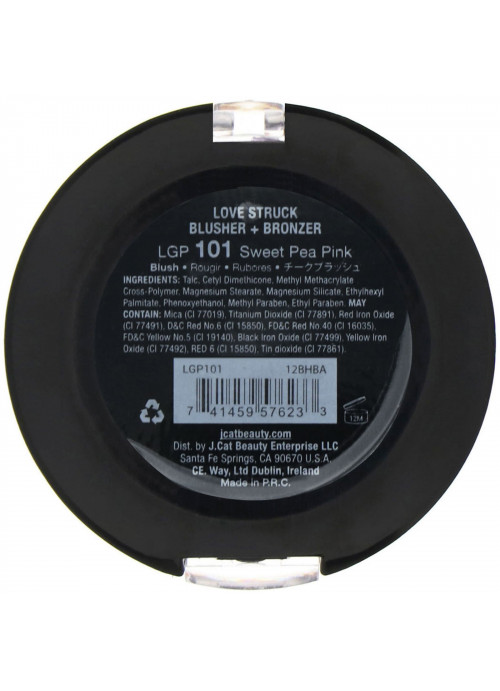 J.Cat Beauty, Love Struck, Blusher + Bronzer, LGP101 Sweet Pea Pink, 0.26 oz (7.5 g)