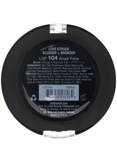 J.Cat Beauty, Love Struck, Blusher + Bronzer, LGP104 Angel Face, 0.26 oz (7.5 g)