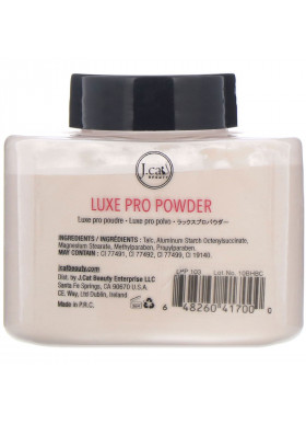 J.Cat Beauty, Luxe Pro Powder,  LPP103 Porcelain, 1.5 oz (42 g)