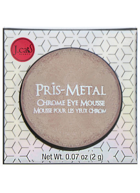 J.Cat Beauty, Pris-Metal Chrome Eye Mousse, PEM125 Melted Crystal, 0.07 oz (2 g)