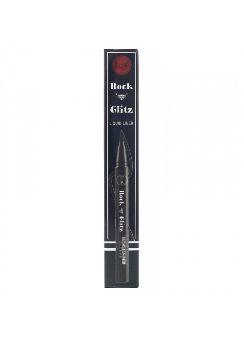 J.Cat Beauty, Rock n Glitz, Diamond Dazzle Liquid Liner, RG108 Tuxedo Mask Matte Black, 0.03 oz (0.85 g)