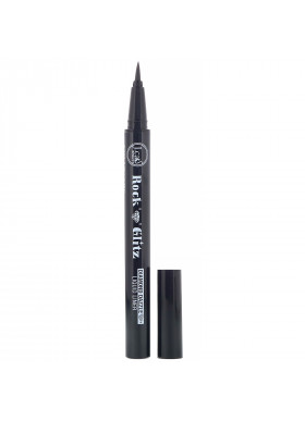 J.Cat Beauty, Rock n Glitz, Diamond Dazzle Liquid Liner, RG108 Tuxedo Mask Matte Black, 0.03 oz (0.85 g)