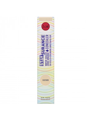 J.Cat Beauty, Staysurance, Water-Sealed Zero-Smudge Concealer, SHC107 Custard,  0.16 fl oz (4.8 ml)