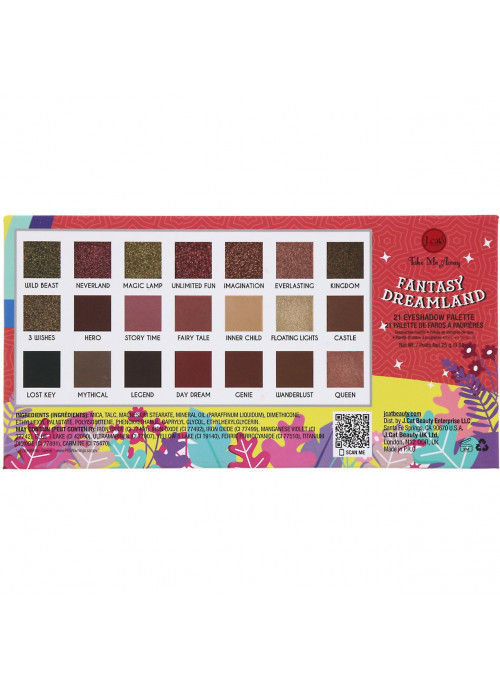 J.Cat Beauty, Take Me Away, Eyeshadow Palette, ESP303 Fantasy Dreamland, 0.88 oz (25 g)