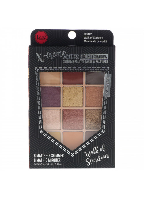 J.Cat Beauty, X-Treme Access Pocket Shadow, XPS102 Walk of Stardom, 0.35 oz (10 g)