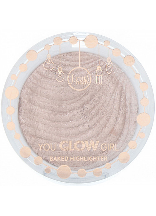J.Cat Beauty, You Glow Girl, Baked Highlighter, YGG103 Pink Goddess, 0.30 oz (8.5 g)