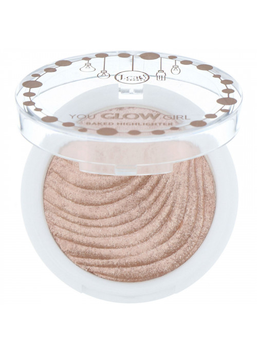 J.Cat Beauty, You Glow Girl, Baked Highlighter, YGG103 Pink Goddess, 0.30 oz (8.5 g)