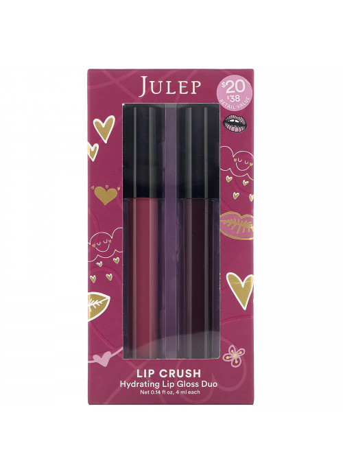Julep, Hydrating Lip Gloss Duo, Lip Crush, 0.14 fl. oz (4 ml)